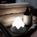 Muid snow mountain induction night lamp voice control desk lamp USB charging led bedside lamp creative children's Silicone lamp 