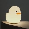 Duck silicone night light USB charging silly clap decompression LIGHT Bedroom sleep eye protection with sleep time night light 