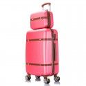 Mother child suitcase female 20 inch Korean retro suitcase Mini cute personality small fresh student trolley case 24 