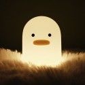Duck silicone night light USB charging silly clap decompression LIGHT Bedroom sleep eye protection with sleep time night light 