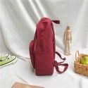 Schoolbag backpack 2020 new classic college style nylon cloth solid color large capacity student bag 
