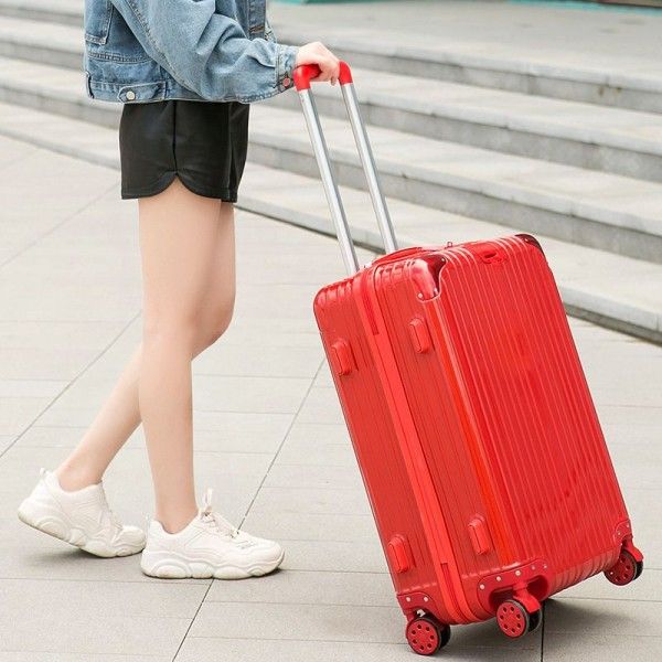 Wedding suitcase, dowry suitcase, travel case, red trolley case, bride's wedding code case, dowry suitcase, girl 