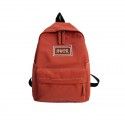 Double shoulder schoolbag 2020 new classic college style solid color large capacity student bag backpack 