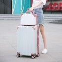 Luggage net red Trolley Case women's aluminum frame suitcase universal wheel men's code box 20 inch 24 leather box 28 