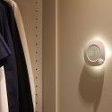 Intelligent time human body induction lamp LED bedroom bedside USB charging night lamp corridor corridor creative cabinet lamp 