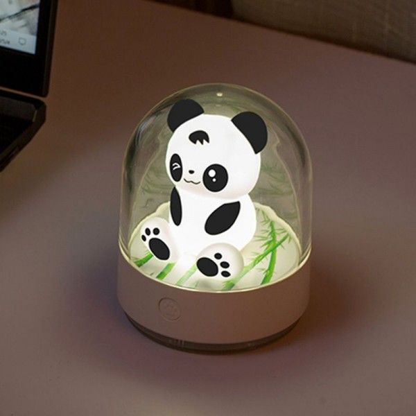 Cute bear fragrance night lamp USB charging with sleeping two color seven color lamp children's cartoon ultraviolet sterilization lamp 