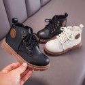 Autumn and winter 2019 new Korean versatile children's cotton Boots Men's and women's Plush Martin boots middle school and university students' short boots 