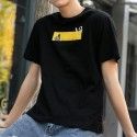 A Korean version loose fitting men's short sleeve T-shirt, a new summer product, thin round neck, men's breathable pure cotton men's wear 