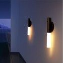 Intelligent human body induction small night light LED rechargeable corridor cabinet wall light strong wall induction light for household toilet 
