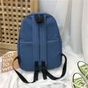 Double shoulder schoolbag 2020 new classic college style solid color large capacity student bag backpack 
