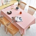 TPU tablecloth oil proof and waterproof tablecloth lattice tablecloth versatile tablecloth round table one piece, Amazon Express 