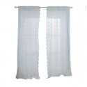 Factory direct polyester and cotton pure color curtain cloth semi shading American style curtain custom Amazon curtain wholesale 