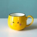 Cute cartoon children enamel cup creative animal ceramic mug student breakfast milk cup household water cup female 