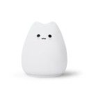 Creative LED colorful silicone sensor night lamp cartoon pet patting lamp atmosphere bedside table lamp eye protection table lamp 