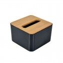Japanese suction type tissue box container household creative plastic belt cover living room tea table napkin storage box suction box 