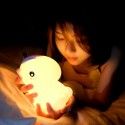 Doodle beast silicone lamp creative USB charging colorful night lamp children's bedroom bedside night atmosphere clapping lamp 