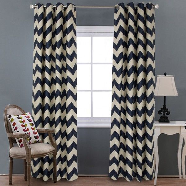 Meimi manufacturer's striped curtain fabric, Nordic curtain finished product spot, Amazon, eBay quick sell one on behalf of 