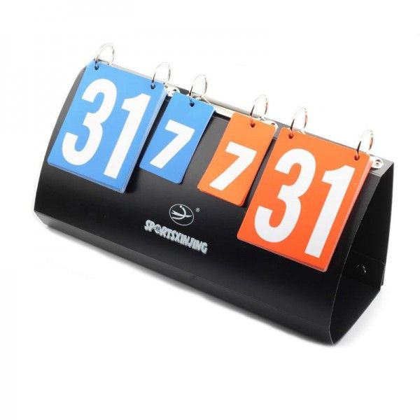Basketball scoreboard, four digit badminton, volleyball, flipping scoreboard, manufacturer direct sale, multi-functional folding scoreboard 