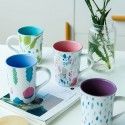 Manufacturer Nordic ins oil color personalized Mug ceramic creative trend water cup women's office water cup 