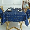 Chinese style simple modern tablecloth cloth art Chinese calligraphy and painting waterproof tea table tablecloth 