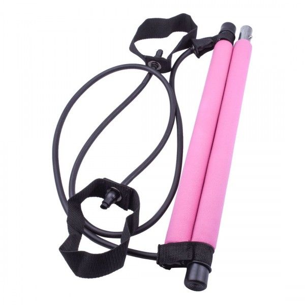 Household Yoga pull bar elastic rope portable Pilates fitness stick multi-functional chest expansion arm bar equipment 