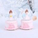 Angel Fairy crystal ball ornament cute music box boys gift music box snowflake Sky City 
