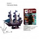 Cross border 3D jigsaw puzzle warship aircraft carrier tank mystery ship model children's puzzle DIY toys 