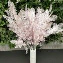 Plastic simulation lingyucao wedding modeling grass decoration flower arrangement with grass net safflower material 