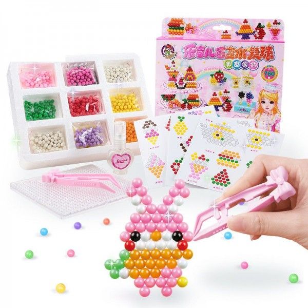 Children's DIY toys with legil's bean puzzle 