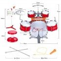 Baoli 1704 large children's shelf drum jazz drum puzzle early education beginners percussion music toys 