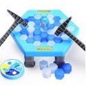 Children's puzzle hit Penguin ice breaking Penguin parent child interactive desktop game toys 