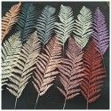 Simulation big Persian leaves home soft wedding decoration Persian leaves simulation plant wall with complete colors 
