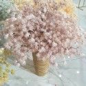 New imitation flower rime pinecone wedding decoration ceiling wedding background road guide plastic pinecone flower 